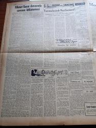 Ulus Gazetesi - 14 Ocak 1949 - Sınırda İşlenen Sabahattin Ali Cinayetinin Detayları - Katil Ali Ertekin - Peyami Safa Köşe Yazısı - Hüseyin Cahit Yalçın Köşe Yazısı - Mecliste Beş Saat Süren Müzakere - Dean Acheson M. Marshall'ın Siyasetini Takip Edecek - Maliye Bakanı Şevket Adalan - Fransız Dışişleri Bakanı Schuman İle İngiliz Dışişleri Bakanı Bevin'in Görüşmeleri - Nallıhan'da Açlık İddiaları - Eskişehir'de Yarın Toprak Dağıtılacak - Namık Zeki Aral - İmam Hatip Kursları Yarın Başlıyor - Truman Stalin'i Kabule Hazır - Dünya Şampiyonu Güreşçimiz Gazanfer Bilge'nin Hastalığı - Hikmet Bayur Davasında Savcının İddianamesi - Tuz Madeninde Nazi Hazinesi - Değişen Senfoni Yazan Robert Burget Pailleron Yazı Dizisi - William Shakespeare'in Onikinci Gece Küçük Tiyatroda - Yüksek Ses Sanatkarı Müzeyyen Senar Işıl - Sabite Tur Gülerman - Selahattin Pınar - Bahçekapı Elbise Mağazası - Doğu Folklor Haftası - Bulmaca - Radyo - Sevimli Yunan Yıldızı Nini Zaha Gar Gazinosunda - Azize Tözem