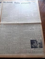 Ulus Gazetesi - 14 Ocak 1949 - Sınırda İşlenen Sabahattin Ali Cinayetinin Detayları - Katil Ali Ertekin - Peyami Safa Köşe Yazısı - Hüseyin Cahit Yalçın Köşe Yazısı - Mecliste Beş Saat Süren Müzakere - Dean Acheson M. Marshall'ın Siyasetini Takip Edecek - Maliye Bakanı Şevket Adalan - Fransız Dışişleri Bakanı Schuman İle İngiliz Dışişleri Bakanı Bevin'in Görüşmeleri - Nallıhan'da Açlık İddiaları - Eskişehir'de Yarın Toprak Dağıtılacak - Namık Zeki Aral - İmam Hatip Kursları Yarın Başlıyor - Truman Stalin'i Kabule Hazır - Dünya Şampiyonu Güreşçimiz Gazanfer Bilge'nin Hastalığı - Hikmet Bayur Davasında Savcının İddianamesi - Tuz Madeninde Nazi Hazinesi - Değişen Senfoni Yazan Robert Burget Pailleron Yazı Dizisi - William Shakespeare'in Onikinci Gece Küçük Tiyatroda - Yüksek Ses Sanatkarı Müzeyyen Senar Işıl - Sabite Tur Gülerman - Selahattin Pınar - Bahçekapı Elbise Mağazası - Doğu Folklor Haftası - Bulmaca - Radyo - Sevimli Yunan Yıldızı Nini Zaha Gar Gazinosunda - Azize Tözem