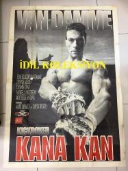Kickboxer: Kana Kan, ORİJİNAL SİNEMA AFİŞİ - Kickboxer, 1988, FİLM AFİŞİ / POSTERİ - DEV BOY - ORİJİNAL - 135 X 94 cm EBADINDA - Original Turkish Big Size Movie Poster - Mark DiSalle, David Worth, Mark DiSalle, Jean-Claude Van Damme, Glenn A. Bruce, Dennis Alexio, Dennis Chan, Michel Qissi, Haskell V. Anderson III, Rochelle Ashana, Ka-Ting Lee, Richard Foo, Ricky Liu, Ho-Ying Sin, Tony Chan, Brad Kerner, Dean Harrington, Mark DiSalle, Richard Santoro, Louis Roth, Nickolas James, John Ladalski, Mathew Cheung, (RESTORASYON YAPILMIŞ, NADİR DÖNEM AFİŞİ)