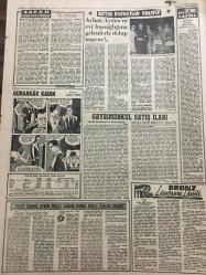 YENİ SABAH GAZETESİ  1 NİSAN  1964 YIL :26 SAYI :8999--BM Kuvvetinin Tutumundan Türkler Şikayetçi --Komisyon Gürcan 'ın  idamında  ısrar etti --3 Yunanlı hudut dışına  çıkarıldı --Vergi  ödeme  süresi 15 günlüğüne  uzatıldı --CHP 'liler   ödeme süresi 15 gün  uzatıldı --Polis  yataklarında  turistler  yatırılacak --Rodos 'un  Türkiye ye  verilmesi öne sürüldü ---Dr.Kikota :Siyavuşgil --Ayhan Aydan  'ın  evi  başsağlığına  gelenlerle  dolup taşıyor ---Venizelos ,Yunan asıllı  milyoner  İngiliz  kızıyla niçin  evlendi ?--Nejat Çetinok  :Sıra  filmlerde harcanmaya hiç  niyetim yok --Genç Millilerimiz  Bugün  İspanya ile Oynuyor --Turgay Yanlış Hareket Ettiğimi Anladım Dedi ---Fenerbahçelilerin  dikkati çekildi --Türkiye Amatör Futbol Şampiyonası Maçları ---