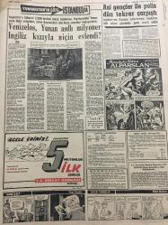 YENİ SABAH GAZETESİ  1 NİSAN  1964 YIL :26 SAYI :8999--BM Kuvvetinin Tutumundan Türkler Şikayetçi --Komisyon Gürcan 'ın  idamında  ısrar etti --3 Yunanlı hudut dışına  çıkarıldı --Vergi  ödeme  süresi 15 günlüğüne  uzatıldı --CHP 'liler   ödeme süresi 15 gün  uzatıldı --Polis  yataklarında  turistler  yatırılacak --Rodos 'un  Türkiye ye  verilmesi öne sürüldü ---Dr.Kikota :Siyavuşgil --Ayhan Aydan  'ın  evi  başsağlığına  gelenlerle  dolup taşıyor ---Venizelos ,Yunan asıllı  milyoner  İngiliz  kızıyla niçin  evlendi ?--Nejat Çetinok  :Sıra  filmlerde harcanmaya hiç  niyetim yok --Genç Millilerimiz  Bugün  İspanya ile Oynuyor --Turgay Yanlış Hareket Ettiğimi Anladım Dedi ---Fenerbahçelilerin  dikkati çekildi --Türkiye Amatör Futbol Şampiyonası Maçları ---