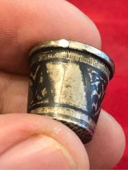 Gümüş savatlı yüksük