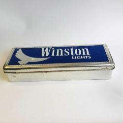 Winston light teneke sigara kutusu