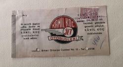 Kamil Koç Jet Otobüs Bileti 1963