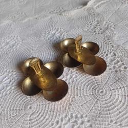 Vintage Klipsli Küpe Gold