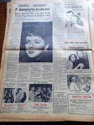 Ulus Gazetesi - 5 Mart 1950 - Hüseyin Cahit Yalçın Köşe Yazısı - Cumhurbaşkanı İsmet İnönü Malatya Heyetini Kabul Etti - Türkiye'de Çalışma Teşkilatı - Yüksek Seçim Kurulu Başkanı Münir Akyürek Oldu - Af Tasarısının Tam Metni - Hilmi Uran'ın Basına Demeci - Galatasaray Beykoz'a Mağlup Oldu - Türk İran Ordu Karmaları Maçı - Gazi Lisesi Basketbol Şampiyonu - Yabancı Gözü Yazan Falih Rıfkı Atay - Hemşire Nimet Yazan Azmiye Hami Güven Yazı Dizisi - Sovyetler Afrika'da Bir Komünist İmparatorluğu Kurmak Niyetindeymiş - İran Şahı Öğrencilerimizle Görüştü - Vali Fahrettin Kerim Gökay Heybeli Ve Büyükada'yı Ziyaret Etti - Charlie Chaplin'in (Şarlo) Aşkları Yazı Dizisi - Tiyatro Ve Roman Yazarı Kotzbue Nasıl Öldürülmüştü - Fred Astaire'in Kraliçesi - Uçan Gölgeler Yazan Server Bedi - Ege Ve Efe Sabunları - Günah Çocuğu Filmi Büyük Sinemada - Manisa'da 1955 De Okulsuz Köy Kalmayacak - Luxor Pikapları - Tarlan Diş Macunu - Ayşe Savaşır Ve Yıldız Tarkan Piyano Denemesi