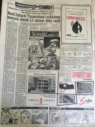 YENİ SABAH GAZETESİ 28 MART 1964 YIL :26 SAYI :8998---Rum Gazeteleri Yine İlhaktan  Bahsediyor ---Güvenlik Kurulu Yunan Politikasını Görüştü ---Sınır dışı  edilecek yedi Rum 'un  ismi açıklandı ---Aşkta acemi  mimar  mahkemelik  oldu ---Trakya  otobüsleri  şehre sokulmayacak ---Yasakçı  Kanunlar :Siyavuşgil ---Basil  Zaharof ,Yunanistan 'a  1 yıllık  harp  masrafı  olarak  2,5 milyon dolar verdi ----Sinema :Bu Toprak Benimdir , Yedi Silahşör ---Beşiktaş M.Paşa da G.Birliği ile  Oynuyor --Turgay Şeren  dün de antrenman  katılmadı --Fenerbahçe oyuncular  salıya kadar izinli ---Genç Millilerimiz  Yugoslavya  ile  Pazartesi Oynuyor ---Denktaş Adaya  dönerse  tevkif  edilecekmiş ---