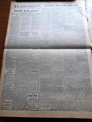 Ulus Gazetesi - 22 Şubat 1950 - Profesör Doktor Yavuz Abadan Köşe Yazısı - Bayındırlık Bakanlığı Bütçesi Dün Kabul Edildi - Şevket Adalan Tenkitlere Cevap Verdi - Şimdiye Kadar 657 Milyon Lira İle 7716 Km. Demiryolu Yaptık - Dışişleri Bakanımız Necmettin Sadak'ın Demeci Avrupa Konseyi Çok Parlak Başarıdır - Amerika Dün Bulgaristan'la Münasebeti Kesti - Fırın İşçi 8 Saat Çalışacak - İran Büyükelçiliğinde Verilen Kokteyl - Hemşire Nimet Yazan Azmiye Hami Güven Yazı Dizisi - İsmet İnönü'nün Rolü Yazan Burhan Belge - At Yarışında Doping Yapmaktan Sanık Olanlar - Marshall Yardımından Türkiye'ye Bu Yıl 44 Milyon 100 Bin Dolar Verilecek - Kızılay Hemşire Okulu 25. Yılını Kutladı - Charlie Chaplin'in (Şarlo) Aşkları Yazı Dizisi - Grekoromen Güreş Birincilikleri - Tabip Ve Eczacı Odaları İçin Kanun Tasarıları - Devlet Tiyatrosu - Çocuk Köşesi - Türkiye'nin Kıymetli Ses Sanatkarı Müzeyyen Senar Işıl Üstad Kemani Nobar Tekyay Bomonti Aile Saz Salonunda - Ege Ve Efe Sabunları