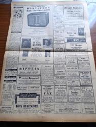 Ulus Gazetesi - 10 Şubat 1950 - Profesör Doktor Yavuz Abadan Köşe Yazısı - Seçim Kanunu Tasarısının 119 Maddesi Kabul Olundu - İçişleri Bakanı Emin Erişirgil - CHP Divanı Bu Sabah Toplanıyor - Dış Bakanımız Necmettin Sadak İstanbul'da - Askeri Yardım Bir Yıl Daha Uzatıldı - Komünistlerin Berlin Yürüyüşü Geri Kaldı - Komünistler Lübnan'da Da Faaliyet Gösteriyor - Devlet Bakanı Cemil Sait Barlas İstanbul'da - İşte Vesikası Demokrat Parti Yeniden Baskı Yapmaya Kalkıştı - Hemşire Nimet Yazan Azmiye Hami Güven Yazı Dizisi - Ankara'nın Su İhtiyacı Sağlanıyor - John Victory'ye Göre Rusların Daha Çok Uçakları Varmış -  Churchill İktidarda Gözüm Yok Diyor - Roma'daki Sanat Anıtlarına Dair - 1950 Uluslararası Liege Fuarı - Yaşar Doğu Geliyor - Türkiye Grekoromen Birincilikleri- - Resimli Tarih Mecmuası - Hornyphon Radyolarımız Geldi - Mevsimin En Büyük Müsameresi Solistler Müzeyyen Senar Işıl Sabite Tur Gülerman Muzaffer Birtan Ve Necati Tokyay - Rit Traş Sabunları - Maraş Gecesi