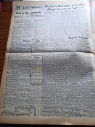 Ulus Gazetesi - 17 Şubat 1950 - Profesör Doktor Yavuz Abadan Köşe Yazısı - Büyük Millet Meclisi Yeni Seçim Kanununu Kabul Etti - Cumhurbaşkanı İsmet İnönü Savaştepe Heyetini Kabulleri Sırasında - Veremle Mücadele İçin İstanbul'da Örnek Bir Merkez Açılıyor - Seçim Kanunu Üzerine Başbakan Şemseddin Günaltay'ın Demeci - İçişleri Bakanlığı Bütçesi Çıktı - Dış Bakanımız Necmettin Sadak Dünya Durumunu İzah Etti - Ankara Boks Karması Takımı İtalyan Boksörleri İle Karşılaştı - Hemşire Nimet Yazan Azmiye Hami Güven Yazı Dizisi - Halkevlerinin Yıldönümü 19 Şubat'ta - Sümerbank Yeni Tesisler Kuruyor - Kore'deki Çetelere Yardım Ediliyor - Sanayi Bankası Dış Kredi İstiyor - Ayazağa'ya Elektrik Veriliyor - Elazığ'da Kadınlar Birliği Kuruldu - Charlie Chaplin'in ( Şarlo) Aşkları Yazı Dizisi - Ordulararası Şampiyonası - Hakemlerin Toplantısı - Türkiye'nin Yegâne Ses Sanatkarı Müzeyyen Senar Işıl Üstad Kemani Nobar Tekyay İle Bomonti Aile Saz Salonunda - Galatasaray Balosu - Bulmaca - Radyo