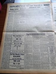 Ulus Gazetesi - 30 Ocak 1950 - Profesör Doktor Yavuz Abadan Köşe Yazısı - Hilmi Uran'ın Manisa İl Kongresinde Önemli Nutku - CHP Genel Başkanvekili Hilmi Uran Dedi Ki Biz Kudretimizi Halkın Sevgisini Elde Edebilmiş Olmada Ararız - Devlet Bakanı Cemil Sait Barlas'ın Gerze'de Tetkikleri - Türk Eğitim Derneği Dün Toplandı - Arnavut Ordusunda İsyan Başladi - Rusya Komünist Çin'den Bir Çok İmtiyaz İstiyor - Kazakistan'da Moskova Rejimine Muhalefet - Necip Fazıl Kısakürek Üç Ay Hapse 500 Lira Ağır Para Cezasına Mahkum Oldu - Profesör Avni Refik Bekman - Hemşire Nimet Yazan Azmiye Hami Güven Yazı Dizisi - Sümerbank'ın Yıllık Karı - Yeşilköy Hava Alanında Bir Uçak Kazası Oldu - Mason Derneği Toplandı - Haftanın Filmleri - Semahat Ergökmen Veda Konseri - Kanatlardan Türbe Park Ve Sus Sinemalarında - Meşhur Şamlı'nın Baklavaları - Harp Okulu Gücü Gençlerbirliğini 2 1 Yendi - Karadeniz Yüzme Havuzu İçin
