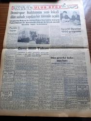 Ulus Gazetesi - 6 Şubat 1950 - Profesör Doktor Yavuz Abadan Köşe Yazısı - Cumhurbaşkanı İsmet İnönü'nün Dünkü Kabulleri - Yapılan Bütün Tahriklere Rağmen İşçilerimiz De Grevin Sosyal Nizami Bozacağını Söylüyor - Cemil Sait Barlas'ın Nutku Büyük İlgi İle Karşılandı - Yeni Seçim Tasarısı Bugün Görüşülecek- Sağlık Ve Sosyal Yardım Bakanı Kemali Bayezit Biz İktidarı Yurda Hizmet Manasında Anlamaktayız Dedi - Şark Garp Davası Yazan Salahattin Batu - Hemşire Nimet Yazan Azmiye Hami Güven Yazı Dizisi - Schumacher İhbar Ediyor 600 Bin Komünist Berlin'e Bir Yürüyüş Yapacak - Komünist Çin Rusların Emri Altına Giriyor - Irak Kabinesi Dün Kuruldu - Kadınlar Birliği İzmir Şubesi De Kuruldu - İstanbul'da Ekmek Darlığı Bahis Mevzuu Değil - Haftanın Filmleri - Güzeller Resmigeçidi Ulus Sinemasında - Fotoğraflarla Dünya Olayları - Havalarda Soğuk Harp Radyo Harbi Gitgide Şiddetleniyor - Resimli Film Hikâyesi Samson Ve Dalila - Kadın Severse Park Ve Sus Sinemalarında - Charles Dickens'in Ölmez Eseri