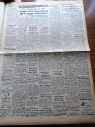Ulus Gazetesi - 3 Şubat 1950 - Peyami Safa Köşe Yazısı -  Profesör Doktor Yavuz Abadan Köşe Yazısı - Hükümet Yeni Seçim Tasarısının Her Bakımdan Mükemmel Çıkması İçin Elinden Geleni Yapıyor - Türk Amerikan Kadınlar Birliği Aylık Toplantısı - Özel Endüstri İçin Hazırlık Yapılıyor - Genç Milli Takım Anketimiz Bitti - Attlee Seçim Propagandası Gezisine Çıktı - Cemil Sait Barlas Samsun'dan Geçti - Namık Zeki Aral - Hemşire Nimet Aral - Rejimin Yeni Bir Eseri Su İşleri Kurumu Yazan Kerim Ömer Çağlar - Çin Komünist Lideri Mao Zedung Moskova'da Gözaltına Alındı - Komünistliğe Karşı Müslüman Katolik Bloku - Muallimler Birliği Kuruluş Yıldönümünde - Dünya Grekoromen Birincilikleri- Devlet Demir Yolları Beden Terbiyesi Müdürü Fuat Pura - İtalyan Güreş Takımı İle Yapılacak Müsabakalar - Genç Milli Takım Anketimiz Bitti - Yeni İki Piyes Antigone Ve Scapin'in Dolapları  Yazan Lütfi Ay - Ses Yıldızı Nigar Bomonti Aile Saz Salonunda - Bulmaca - Ankara İstanbul Radyosu Programı -Emekli Subaylar Balosu