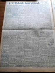 Ulus Gazetesi - 3 Şubat 1950 - Peyami Safa Köşe Yazısı -  Profesör Doktor Yavuz Abadan Köşe Yazısı - Hükümet Yeni Seçim Tasarısının Her Bakımdan Mükemmel Çıkması İçin Elinden Geleni Yapıyor - Türk Amerikan Kadınlar Birliği Aylık Toplantısı - Özel Endüstri İçin Hazırlık Yapılıyor - Genç Milli Takım Anketimiz Bitti - Attlee Seçim Propagandası Gezisine Çıktı - Cemil Sait Barlas Samsun'dan Geçti - Namık Zeki Aral - Hemşire Nimet Aral - Rejimin Yeni Bir Eseri Su İşleri Kurumu Yazan Kerim Ömer Çağlar - Çin Komünist Lideri Mao Zedung Moskova'da Gözaltına Alındı - Komünistliğe Karşı Müslüman Katolik Bloku - Muallimler Birliği Kuruluş Yıldönümünde - Dünya Grekoromen Birincilikleri- Devlet Demir Yolları Beden Terbiyesi Müdürü Fuat Pura - İtalyan Güreş Takımı İle Yapılacak Müsabakalar - Genç Milli Takım Anketimiz Bitti - Yeni İki Piyes Antigone Ve Scapin'in Dolapları  Yazan Lütfi Ay - Ses Yıldızı Nigar Bomonti Aile Saz Salonunda - Bulmaca - Ankara İstanbul Radyosu Programı -Emekli Subaylar Balosu