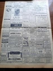 Ulus Gazetesi - 3 Şubat 1950 - Peyami Safa Köşe Yazısı -  Profesör Doktor Yavuz Abadan Köşe Yazısı - Hükümet Yeni Seçim Tasarısının Her Bakımdan Mükemmel Çıkması İçin Elinden Geleni Yapıyor - Türk Amerikan Kadınlar Birliği Aylık Toplantısı - Özel Endüstri İçin Hazırlık Yapılıyor - Genç Milli Takım Anketimiz Bitti - Attlee Seçim Propagandası Gezisine Çıktı - Cemil Sait Barlas Samsun'dan Geçti - Namık Zeki Aral - Hemşire Nimet Aral - Rejimin Yeni Bir Eseri Su İşleri Kurumu Yazan Kerim Ömer Çağlar - Çin Komünist Lideri Mao Zedung Moskova'da Gözaltına Alındı - Komünistliğe Karşı Müslüman Katolik Bloku - Muallimler Birliği Kuruluş Yıldönümünde - Dünya Grekoromen Birincilikleri- Devlet Demir Yolları Beden Terbiyesi Müdürü Fuat Pura - İtalyan Güreş Takımı İle Yapılacak Müsabakalar - Genç Milli Takım Anketimiz Bitti - Yeni İki Piyes Antigone Ve Scapin'in Dolapları  Yazan Lütfi Ay - Ses Yıldızı Nigar Bomonti Aile Saz Salonunda - Bulmaca - Ankara İstanbul Radyosu Programı -Emekli Subaylar Balosu
