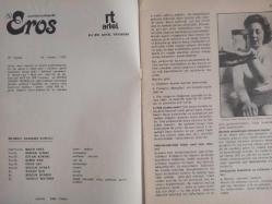 Eros Cinsel Bilim Ansiklopedisi Dergisi - Sayı:37 - 17 Kasım 1970 - Limbik Sistem Nedir? - Psikofarmakolojik İlaçlar Nasıl Tesir Ederler? - Afektif ve Kognitiv - Psikohijyen - Psikoloji - Psiko Nevroz - Psikopatoloji - Psikosomatik - Psikoz - Psişik - Psödopuberte - Pubis - Pubis Kemiği - Pubendus - Pulculuk ve Cinsellik - Püritarizm - Peter Gowland - Rahim - Rahim Biyopsisi - Rahim Büküklüğü ve Dönüklüğü - Rahim Düşüklüğü - Rahim Gelişmesi - Rahim İltihabı - Rahim Parçalanması Ya da Delinmesi - Rahim Urları - Randevu Evi - Ratira Hasya - Refleks - Refleks Yayı - Regl Rektum - Regl - Rektum - Reich Wilhelm - Renk Erotiği - Restif de la Bretonne - Reprodüksiyon fotoğraf ve haberi - Tam Takım Dergi