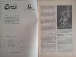 Eros Cinsel Bilim Ansiklopedisi Dergisi - Sayı:38 - 24 Kasım 1970 - Retroflexis Uteri - Rimbaud - Rinotama - Roma'da Cinsellik - Ziyafet - Romada Sefahat - Romantik Aşk - Röntgencilik - Rönesans'ta Cinsel Yaşam - Ruh - Ruhsal Güçsüzlük - Ruhsal Sarsıntı - Ruj - Rüya - Gençlik Rüyası - Korkulu Rüya fotoğraf ve haberi - Tam Takım Dergi