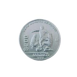 Meksika 200 Peso 1986 Fifa Dünya Kupası Hatıra Para