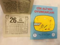 26 Ocak 1987 hediyelik orijinal Türkiye gazetesi takvim yaprağı (Cin Ali kitabı hediyeli:)
