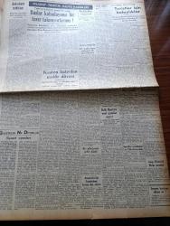 Ulus Gazetesi - 27 Nisan 1950 - Hüseyin Cahit Yalçın Köşe Yazısı - Demokrat Parti Teşkilatı Birbirine Girdi - İller Bankası Genel Kurulu Toplandı -  Cumhuriyet Halk Partisi Bursa Adaylarından Peyami Safa - Cumhuriyet Halk Partisi İstanbul Adaylarından Cevat Fehmi Başkut - Yargıtay Başkanı Halil Özyörük'ün Seçime Girmesi İle İlgili Durum -  Aziz Tunç da Demokrat Parti'den Çekildi - Alaşehirdeki Demokrat Parti Binasında Arbede - Urfa'da Yapılan Propagandalar - Türk Amerikan Kültür Derneği Dün Toplandı - Halk Bankası Yeni Ajanslar Açıyor - Arap Filistin'in İlhakı Meselesi - Avustralya'da Komünizmi Kanun Dışı Ediyor - Gülhane Parkında Yapılacak Bahar Bayramı - Türkiye Boks Birincilikleri - Ankara Bölgesi Hakemi Muzaffer Ertuğ - Milli Eğitim Kupası Maçları - Küçük Kumla Köyü Ve Düğün Törenleri - Pal Traş Bıçağı - Mete Spor Kulübü Yararına Büyük Müsamere - Mualla Mukadder Lütfi Güneri Ve Sabite Tur Gülerman Büyük Sinemada - Ziraat Bankası - Citroen Otomobil ve Kamyonları - Tungsram Ampul