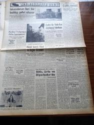 Ulus Gazetesi - 27 Nisan 1950 - Hüseyin Cahit Yalçın Köşe Yazısı - Demokrat Parti Teşkilatı Birbirine Girdi - İller Bankası Genel Kurulu Toplandı -  Cumhuriyet Halk Partisi Bursa Adaylarından Peyami Safa - Cumhuriyet Halk Partisi İstanbul Adaylarından Cevat Fehmi Başkut - Yargıtay Başkanı Halil Özyörük'ün Seçime Girmesi İle İlgili Durum -  Aziz Tunç da Demokrat Parti'den Çekildi - Alaşehirdeki Demokrat Parti Binasında Arbede - Urfa'da Yapılan Propagandalar - Türk Amerikan Kültür Derneği Dün Toplandı - Halk Bankası Yeni Ajanslar Açıyor - Arap Filistin'in İlhakı Meselesi - Avustralya'da Komünizmi Kanun Dışı Ediyor - Gülhane Parkında Yapılacak Bahar Bayramı - Türkiye Boks Birincilikleri - Ankara Bölgesi Hakemi Muzaffer Ertuğ - Milli Eğitim Kupası Maçları - Küçük Kumla Köyü Ve Düğün Törenleri - Pal Traş Bıçağı - Mete Spor Kulübü Yararına Büyük Müsamere - Mualla Mukadder Lütfi Güneri Ve Sabite Tur Gülerman Büyük Sinemada - Ziraat Bankası - Citroen Otomobil ve Kamyonları - Tungsram Ampul