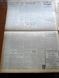 Ulus Gazetesi - 27 Nisan 1950 - Hüseyin Cahit Yalçın Köşe Yazısı - Demokrat Parti Teşkilatı Birbirine Girdi - İller Bankası Genel Kurulu Toplandı -  Cumhuriyet Halk Partisi Bursa Adaylarından Peyami Safa - Cumhuriyet Halk Partisi İstanbul Adaylarından Cevat Fehmi Başkut - Yargıtay Başkanı Halil Özyörük'ün Seçime Girmesi İle İlgili Durum -  Aziz Tunç da Demokrat Parti'den Çekildi - Alaşehirdeki Demokrat Parti Binasında Arbede - Urfa'da Yapılan Propagandalar - Türk Amerikan Kültür Derneği Dün Toplandı - Halk Bankası Yeni Ajanslar Açıyor - Arap Filistin'in İlhakı Meselesi - Avustralya'da Komünizmi Kanun Dışı Ediyor - Gülhane Parkında Yapılacak Bahar Bayramı - Türkiye Boks Birincilikleri - Ankara Bölgesi Hakemi Muzaffer Ertuğ - Milli Eğitim Kupası Maçları - Küçük Kumla Köyü Ve Düğün Törenleri - Pal Traş Bıçağı - Mete Spor Kulübü Yararına Büyük Müsamere - Mualla Mukadder Lütfi Güneri Ve Sabite Tur Gülerman Büyük Sinemada - Ziraat Bankası - Citroen Otomobil ve Kamyonları - Tungsram Ampul