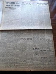 Ulus Gazetesi - 27 Nisan 1950 - Hüseyin Cahit Yalçın Köşe Yazısı - Demokrat Parti Teşkilatı Birbirine Girdi - İller Bankası Genel Kurulu Toplandı -  Cumhuriyet Halk Partisi Bursa Adaylarından Peyami Safa - Cumhuriyet Halk Partisi İstanbul Adaylarından Cevat Fehmi Başkut - Yargıtay Başkanı Halil Özyörük'ün Seçime Girmesi İle İlgili Durum -  Aziz Tunç da Demokrat Parti'den Çekildi - Alaşehirdeki Demokrat Parti Binasında Arbede - Urfa'da Yapılan Propagandalar - Türk Amerikan Kültür Derneği Dün Toplandı - Halk Bankası Yeni Ajanslar Açıyor - Arap Filistin'in İlhakı Meselesi - Avustralya'da Komünizmi Kanun Dışı Ediyor - Gülhane Parkında Yapılacak Bahar Bayramı - Türkiye Boks Birincilikleri - Ankara Bölgesi Hakemi Muzaffer Ertuğ - Milli Eğitim Kupası Maçları - Küçük Kumla Köyü Ve Düğün Törenleri - Pal Traş Bıçağı - Mete Spor Kulübü Yararına Büyük Müsamere - Mualla Mukadder Lütfi Güneri Ve Sabite Tur Gülerman Büyük Sinemada - Ziraat Bankası - Citroen Otomobil ve Kamyonları - Tungsram Ampul