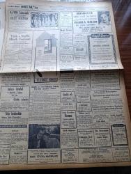 Ulus Gazetesi - 15 Nisan 1950 - Peyami Safa Köşe Yazısı - Hüseyin Cahit Yalçın Köşe Yazısı - Mareşal Fevzi Çakmak'ın Vefatından Sonra Radyoevi Önünde Olaylar - Milli Eğitim Kupası 5. Hafta Maçları - Galatasaray Fenerbahçe Maçı - Ulus Kupası Basketbol Maçları - İsveç Marshall Yardımından Kendisine Tahsis Edilen 10 Milyon Dolarlık Sağlık Malzemesini Bize Teklif Etti - Yunan Hükümeti Dün İstifa Etti - General Franco'nun Kızkardeşi Evlendi - Uçan Gölgeler Yazan Server Bedi - Kıbrıs Çiçek Balosu - Trygve Lie Yakında Moskova'ya Gidiyor - Barbaros Ve Kanuni Türbeleri Açılıyor - İzmir At Yarışları - Doğubayazıt'ın Kurtuluş Günü - Ev Kadın Moda - Resimlerle Dünya Olayları - Türkiye Maraton Birincisi Behzat Akdeniz - Van'da Hayvan Hastanesi'nin Temeli Atıldı - Türk İngiliz Müzik Festivali - Tanınmış Paris Revü Heyeti Ballet Kellenroc Gar Gazinosunda - Zehra Bilir Bomonti Aile Saz Salonunda - Hemşire Nimet Yazan Azmiye Hami Güven Yazı Dizisi - D'roja Briyantini - Ankara Pazarı Bakkaliye Mağazası