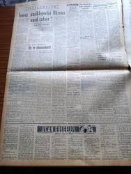 Ulus Gazetesi - 13 Nisan 1950 - Mareşal Fevzi Çakmak'ın Cenazesi Büyük Bir Merasimle Kaldırıldı - Mareşal Fevzi Çakmak'ın Tabutu Tekbirlerle Nişantaşı'ndan Eyüp'e Eller Üzerinde Taşındı - Peyami Safa Köşe Yazısı - Hüseyin Cahit Yalçın Köşe Yazısı - Başbakan Şemseddin Günaltay Zonguldak Limanı Hakkında İzahat Alıyor - Çocuk Hastanesi Törenle Açıldı - Profesör Perihan Çambel'le Bir Konuşma - Ticani Tarikatçılığı Yapmaktan Sanık Kemal Pilavoğlu - Antakya'da Su Baskını - Cumhurbaşkanı Filarmoni Orkestrası Misafiri Norman Del Mar İle Bir Mülakat - Uçan Gölgeler Yazan Server Bedi Yazı Dizisi - İnönü Ansiklopedisi Bürosu Nasıl Çalışır Yazan Agâh Sırrı Levend - Paris Fuarına İştirak Ediyoruz - Doçent Danyal Bediz Bir Konferans Verdi - Nazım Hikmet Üsküdar Cezaevine Nakledildi - Taksim'deki Büyük Opera Binası İnşaatı İçin 307 Bin Lira Ayrıldı - Ölümünün 13. Yıldönümünde Abdülhak Hamit Tarhan Yazan R. Necdet Evrimer - Yankee Paşa Yazan Edison Marshall Yazı Dizisi - Ulus Kupası Basketbol Maçları