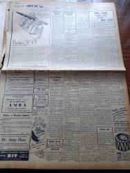 Ulus Gazetesi - 13 Nisan 1950 - Mareşal Fevzi Çakmak'ın Cenazesi Büyük Bir Merasimle Kaldırıldı - Mareşal Fevzi Çakmak'ın Tabutu Tekbirlerle Nişantaşı'ndan Eyüp'e Eller Üzerinde Taşındı - Peyami Safa Köşe Yazısı - Hüseyin Cahit Yalçın Köşe Yazısı - Başbakan Şemseddin Günaltay Zonguldak Limanı Hakkında İzahat Alıyor - Çocuk Hastanesi Törenle Açıldı - Profesör Perihan Çambel'le Bir Konuşma - Ticani Tarikatçılığı Yapmaktan Sanık Kemal Pilavoğlu - Antakya'da Su Baskını - Cumhurbaşkanı Filarmoni Orkestrası Misafiri Norman Del Mar İle Bir Mülakat - Uçan Gölgeler Yazan Server Bedi Yazı Dizisi - İnönü Ansiklopedisi Bürosu Nasıl Çalışır Yazan Agâh Sırrı Levend - Paris Fuarına İştirak Ediyoruz - Doçent Danyal Bediz Bir Konferans Verdi - Nazım Hikmet Üsküdar Cezaevine Nakledildi - Taksim'deki Büyük Opera Binası İnşaatı İçin 307 Bin Lira Ayrıldı - Ölümünün 13. Yıldönümünde Abdülhak Hamit Tarhan Yazan R. Necdet Evrimer - Yankee Paşa Yazan Edison Marshall Yazı Dizisi - Ulus Kupası Basketbol Maçları