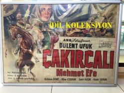ÇAKIRCALI MEHMET EFE, ORİJİNAL YEŞİLÇAM SİNEMA AFİŞİ, 1950, FİLM AFİŞİ / POSTERİ - BÜYÜK BOY - ORİJİNAL - 100 X 70 cm EBADINDA - Original Turkish Big Size Movie Poster - Faruk Kenç, Turgut Demirağ, Murat Sertoğlu, Bülent Ufuk, Gülistan Güzey, Vedat Karaokçu, Münevver Çoşkun, Sadri Alışık, Zeki Alpan, Mehmet Karaca, Kadir Savun, Salih Tozan, Şadi Yaver Ataman, Enver Burçkin, AND Film, Mimeray Ofset (RESTORASYONLU AFİŞTİR, DÖNEMİNE AİT, ÇOK NADİR, ÇERÇEVEYLE BİRLİKTE)