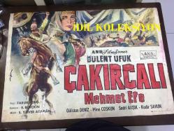 ÇAKIRCALI MEHMET EFE, ORİJİNAL YEŞİLÇAM SİNEMA AFİŞİ, 1950, FİLM AFİŞİ / POSTERİ - BÜYÜK BOY - ORİJİNAL - 100 X 70 cm EBADINDA - Original Turkish Big Size Movie Poster - Faruk Kenç, Turgut Demirağ, Murat Sertoğlu, Bülent Ufuk, Gülistan Güzey, Vedat Karaokçu, Münevver Çoşkun, Sadri Alışık, Zeki Alpan, Mehmet Karaca, Kadir Savun, Salih Tozan, Şadi Yaver Ataman, Enver Burçkin, AND Film, Mimeray Ofset (RESTORASYONLU AFİŞTİR, DÖNEMİNE AİT, ÇOK NADİR, ÇERÇEVEYLE BİRLİKTE)