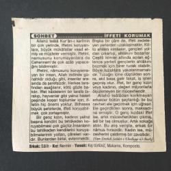 12 OCAK 1996-TAKVİM YAPRAĞI-DOĞUM GÜNÜ HEDİYESİ-TÜRKİYE GAZETESİ TAKVİMİ,OSMANLI MECLİSİ MEBUSANIN İSTANBULDAKİ SON DEVRE TOPLANTILARININ BAŞLAMASI 1920,İFFETİ KORUMAK