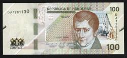 ** HONDURAS ( 100 * LEMPİRAS ) 2022 - ÇİL