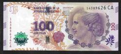 ** ARJANTİN ( 100 * PESOS ) 2012 * CA - ÇİL