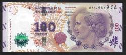 ** ARJANTİN ( 100 * PESOS ) 2012 * CA - ÇİL