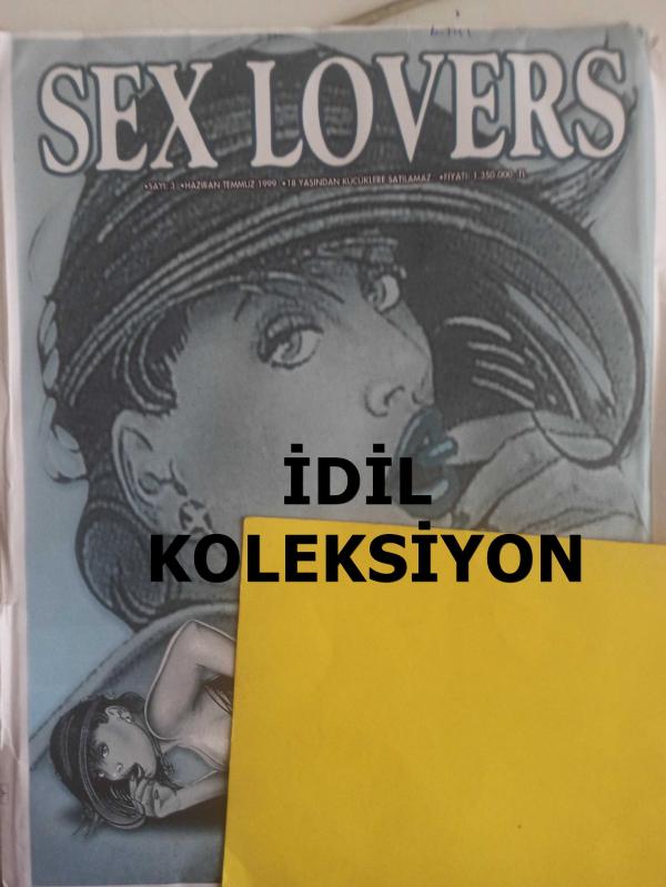 SEX LOVERS Yetişkin Erkek Dergisi Haziran Temmuz 1999 Sayı 3  