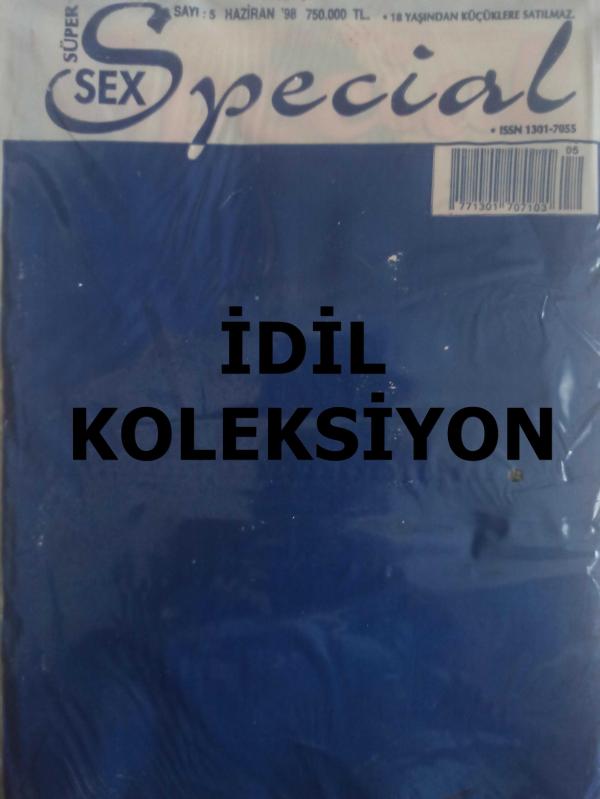 Süper Sex Special Yetişkin Erkek Dergisi Haziran 1998 Sayı 5  