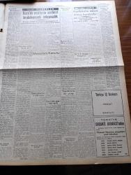 Yeni Ulus Gazetesi - 11 Ocak 1954 - Hüseyin Cahit Yalçın Köşe Yazısı - Büyükelçimizi Sınır Dışı Eden Mısır Türkiye'den Özür Dilemezse Ne Olacak - Ege Tütün Piyasası Açıldı -  Laos'ta Kızıl Taarruzu Durdu - Cumhuriyet Halk Partisi Gençlik Ocağı İkinci Kongresi Dün Yapıldı - Seçimler Serbest Olacak Mı Yazan Nihat Erim - Avrupa'da Şiddetli Bir Kış - Yugoslavya'da Fikir Ayrılığı - Zeytinyağı Fiyatları Yükseliyor - Yunan Başbakanı Mareşal Papagos Fransa'ya Gidiyor - Kore'de Esirlerin Serbest Bırakılmasında Anlaşmazlık - Kayıplar Adası Çeviren Nuri Özkan Yazı Dizisi - Müthiş Cinayet Katil Nasıl Yakalandı Yazı Dizisi - Marlene Dietrich Paramount İle Yeni Mukavele İmzaladı - Ava Gardner Kocası İle Barıştı Mı - Zengin Avcısı Kadın Kathleen Davies'in Maceraları - Yugoslav Beogradski Takımı Dün Hacettepe Takımını Da 3 2 Yendi - İstanbul'da Vefa Adalet'e 3 1 Galip - Mülkiye Kupası Futbol Turnuvası - Türkiye Milli Talebe Federasyonu Tarafından Tertip Edilen Güreşler -Galatasaray Basketbol Şampiyonu
