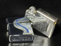 Orijinal 2003 Zippo The River Plakalı Classic model Nadir