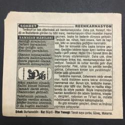 2 ŞUBAT 1996 -TAKVİM YAPRAĞI-DOĞUM GÜNÜ HEDİYESİ-TÜRKİYE GAZETESİ TAKVİMİ,TÜRK ECZACILAR BİRLİĞİNİN KURULUŞU 1956,JAPONYA DEPREMİ 1703,REENKARNASYON
