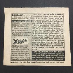 9 ŞUBAT 1996 -TAKVİM YAPRAĞI-DOĞUM GÜNÜ HEDİYESİ-TÜRKİYE GAZETESİ TAKVİMİ,HALİFE ÖMER BİN ABDULAZİZİN VEFATI 720,MİNARELERDE KANDİL YAKILMAYA BAŞLANDI 1588,İYİLİĞE TEŞEKKÜR ETMEK,RAMAZAN MANİLERİ