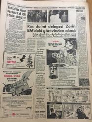 YENİ SABAH GAZETESİ  24 ARALIK 1962 YIL :25 SAYI :8544---Yurtta ve Avrupa da Şiddetli Kış --CHP 'li Ş.İnan 'a  göre din adamlarına  lüzum yok --İzmit tekrar sel bastı ---Dün denizden  elleri arkasına iple  bağlı bir ceset  çıkarıldı --Şeyh Sadi Külliyatına Yüz Bin Lira İsteniyor ---Ferhan Onat Rumanya da :Siyavuşgil --Amerika'ya  gitmek için kaçan 3 çocuk yakalandı ---Rus daimi delegesi Zorin BM de ki  görevinden  alındı --Fenerbahçe ,İst.Spor dan bir puanı  zor aldı :1-1---Beşiktaş K.Paşa 'yı ezdi :3-0--ZENITH ,Galatasaray 'ı son  dakika yendi :1-0---İzmir de G.Birliği ve Karşıyaka Galip ---Başmakale :Ne Türkiye Bir Zenci Ülkesidir ,Ne de Ordumuz Cuntalar Yatağı ---İstanbul a mevsimin ilk karı tipi  halinde yağdı ---