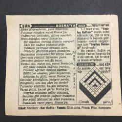 2 MART 1996 -TAKVİM YAPRAĞI-DOĞUM GÜNÜ HEDİYESİ-TÜRKİYE GAZETESİ TAKVİMİ,RİZENİN KURTULUŞU 1918,EMİR SULTANIN VEFATI 1430,6 YENİ TÜRK DEVLETİNİN BM YE GİRİŞİ,1992BOSNAYA YEŞİLAY HAFTASI