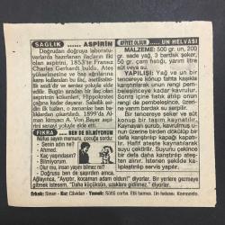 13 MART 1996 -TAKVİM YAPRAĞI-DOĞUM GÜNÜ HEDİYESİ-TÜRKİYE GAZETESİ TAKVİMİ,ERZİNCAN DEPREMİ 1992,ÇANAKKALE ZAFER HAFTASI,ASPİRİN,UN HELVASI