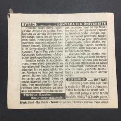 30 MART 1996 -TAKVİM YAPRAĞI-DOĞUM GÜNÜ HEDİYESİ-TÜRKİYE GAZETESİ TAKVİMİ,ÇAYLAKLARIN GELME ZAMANI,KÜTÜPHANELER HAFTASI,CEZAYİRLİ GAZİ HASAN PAŞANIN VEFATI 1790,DÜNYADA İLK ÜNİVERSİTE