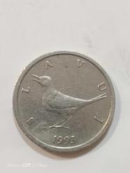 HIRVATİSTAN 1 KUNA 1993