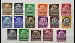 Almanya 1940 Alsace Reich himdenburg Elsas ve Lotrimgen Sürşarjlı mnh mh