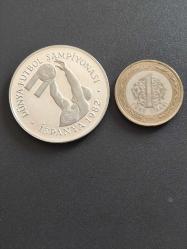 1982 İSPANYA DÜNYA KUPASI 500 LİRA 1982   ( KALECİ )(  0.925 ayar Gümüş 23.33 Gr )