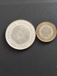 1982 İSPANYA DÜNYA KUPASI 500 LİRA 1982   ( KALECİ )(  0.925 ayar Gümüş 23.33 Gr )